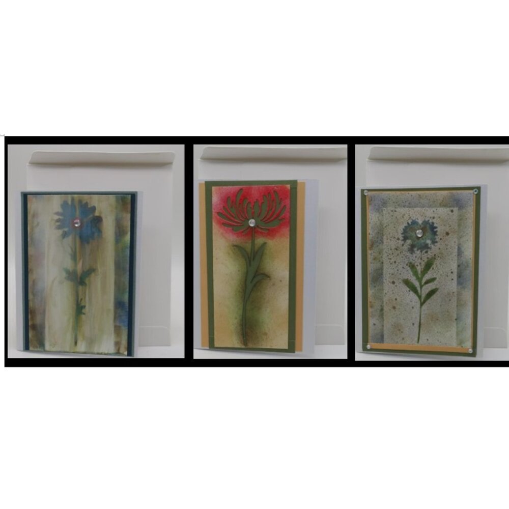 (Alexandra Collection) Handmade Greeting Cards and Envelopes (Set of 3)